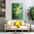 Verdant Canopy – abstract tree Painting, Textured Green Canvas Wall Art