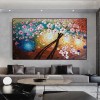 Vibrant Cherry Blossom tree Oil Painting - Impressionist Art