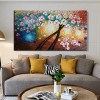 Vibrant Cherry Blossom tree Oil Painting - Impressionist Art
