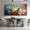 Vibrant Cherry Blossom tree Oil Painting - Impressionist Art
