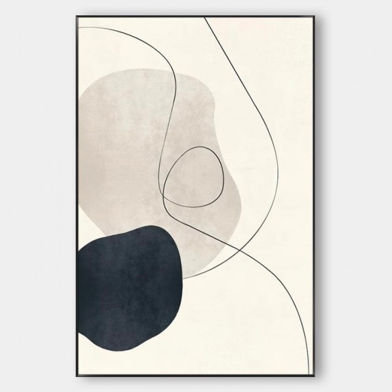 Wabi sabi WALL ART - Minimalist FLOW #Iris008