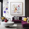 Whimsy Loop – abstract Mouse Character Graffiti | Textured Cartoon-Inspired Wall Art