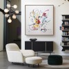 Whimsy Loop – abstract Mouse Character Graffiti | Textured Cartoon-Inspired Wall Art