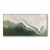 Whispering Coastline-abstract Green & White Textured Oil Painting for Modern Decor