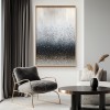 Whispering Rain – Hand-Painted 3D Textured abstract Oil Painting on Canvas