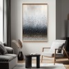 Whispering Rain – Hand-Painted 3D Textured abstract Oil Painting on Canvas