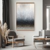 Whispering Rain – Hand-Painted 3D Textured abstract Oil Painting on Canvas