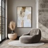 Whispers of Earth - Modern Textured abstract Oil Painting for Neutral Interiors