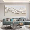 Whispers of the Horizon- Modern 3D Textured abstract Canvas Painting for Living Room