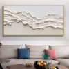 Whispers of the Horizon- Modern 3D Textured abstract Canvas Painting for Living Room