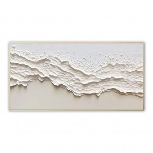Whispers of the Horizon- Modern 3D Textured abstract Canvas Painting for Living Room