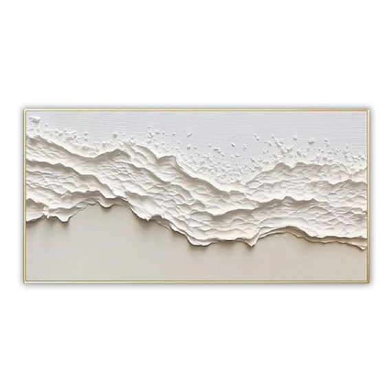 Whispers of the Horizon- Modern 3D Textured abstract Canvas Painting for Living Room