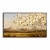 White tree Landscape Painting – Textured Hand-Painted Canvas Wall Art with Mountain View for Modern Living Room Decor
