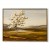 White tree Landscape Painting – Vertical Hand-Painted Textured Canvas Wall Art for Modern Living Room or Bedroom Decor