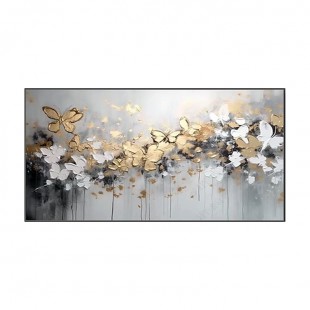 Wings of Light-Textured Butterfly abstract Oil Painting for Modern Home Decor