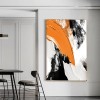Yellow And Black abstract Painting - Bold Horizons #Iris010