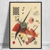 abstract Geometric Art Print: Dynamic Shape Composition for Wall Art